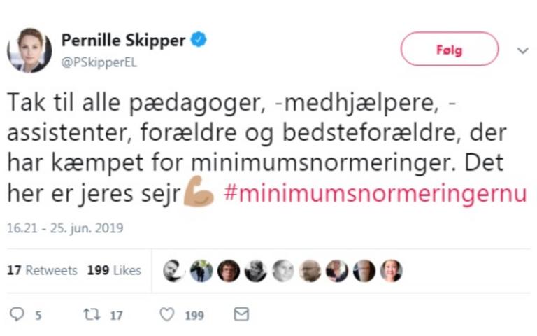 Tweet Pernille Skipper