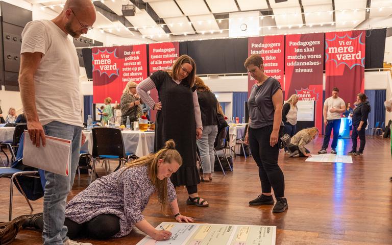 Gruppearbejde til TR-topmøde i Ringsted 2023