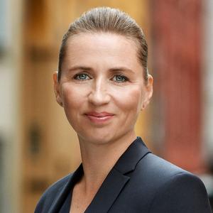 Pressefoto af Statsminister Mette Frederiksen fra Socialdemokraterne