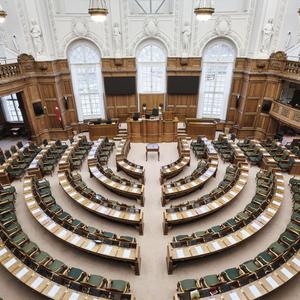 Foto af folketingssalen