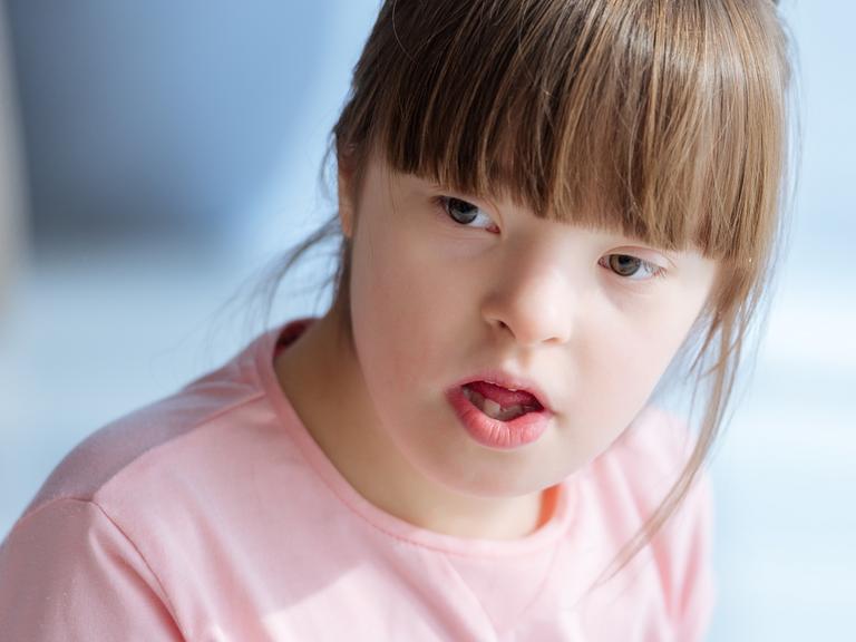 Barn med Downs syndrom
