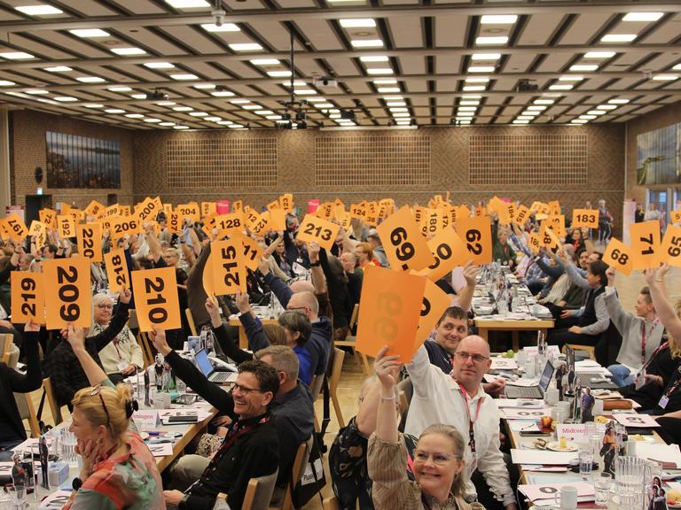 Afstemning på BUPL's kongres 2024
