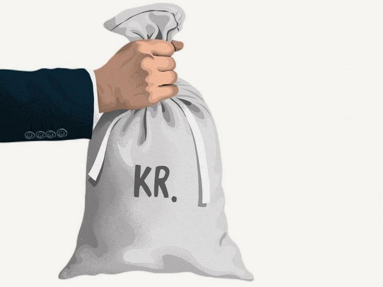 Illustration til artikel om at private fondes magt vokser i børneforskningen