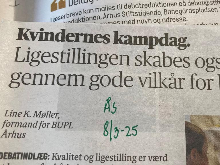 Billede af læserbrev