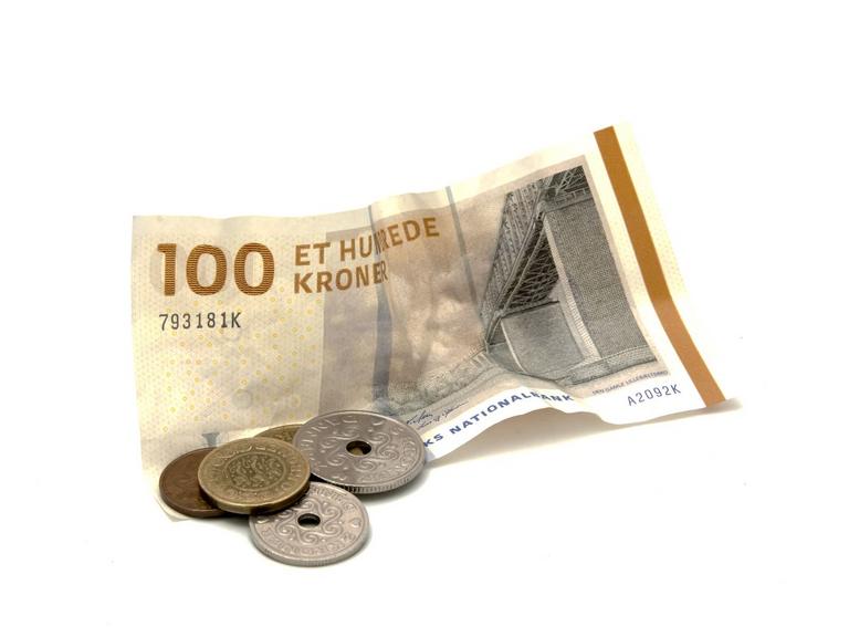 foto af 100 kr seddel