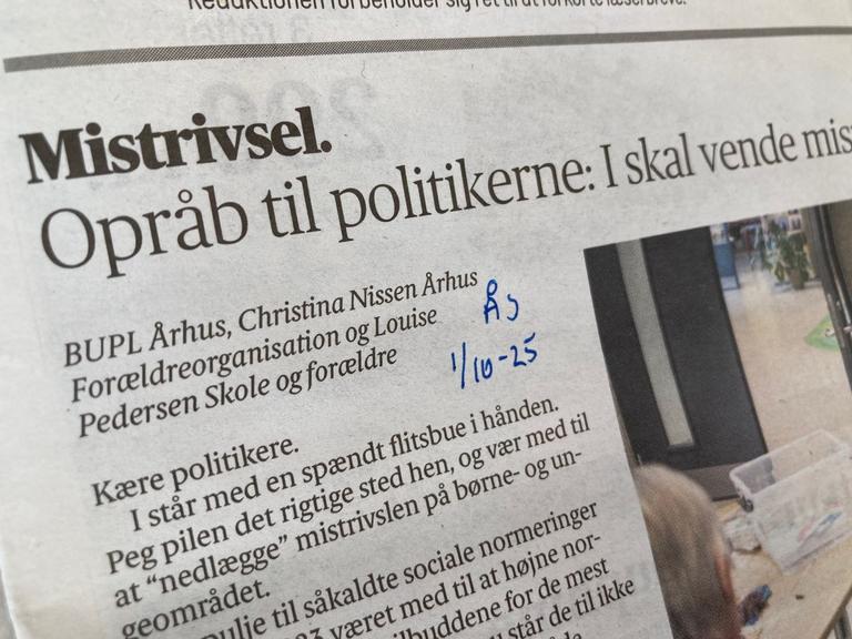 Billede af læserbrev
