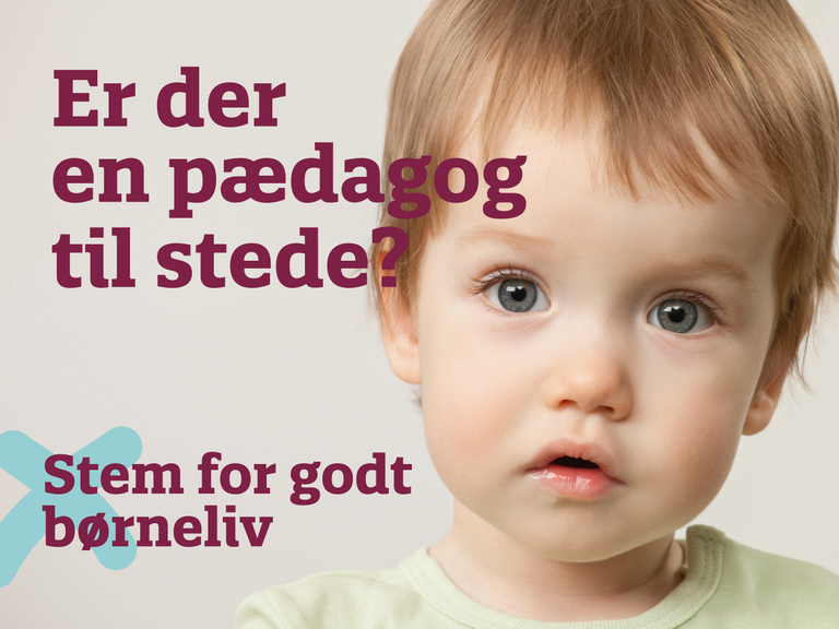 Er der en pædagog til stede