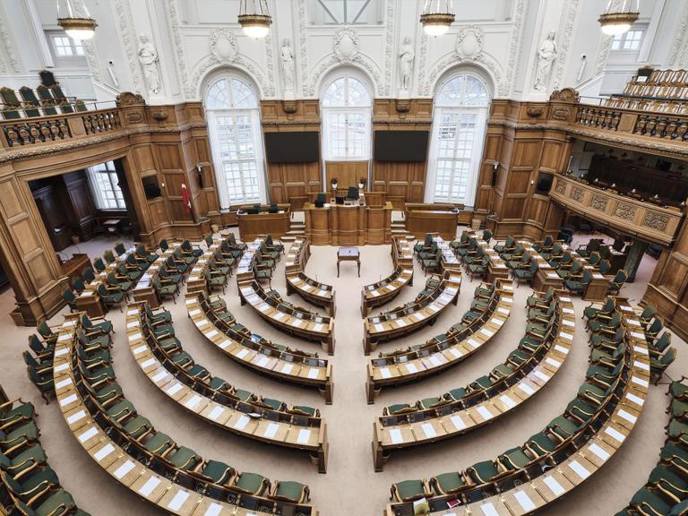 Foto af folketingssalen