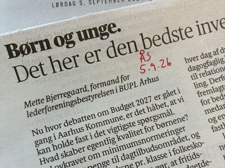 Billede af læserbrev