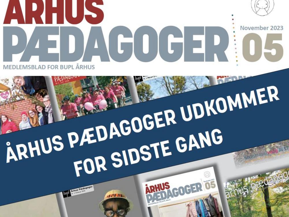 Sidste nummer af Århus Pædagoger