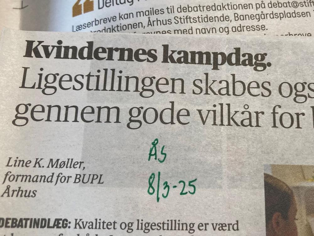 Billede af læserbrev
