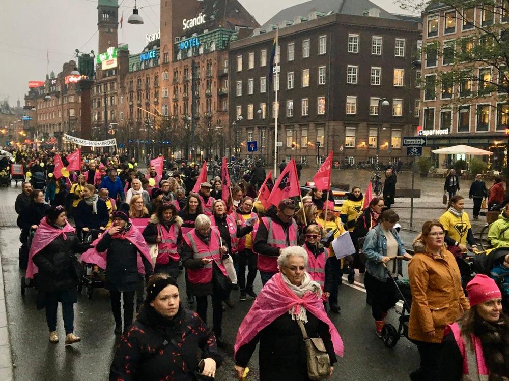 Demonstration for minimumsnormeringer, november 2019