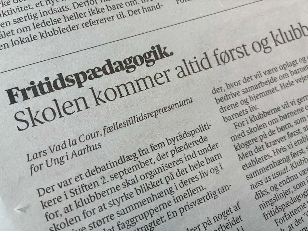 Billede af læserbrev