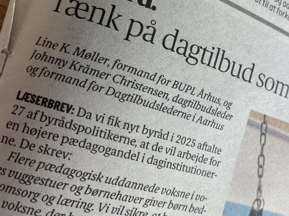 Billede af læserbrev