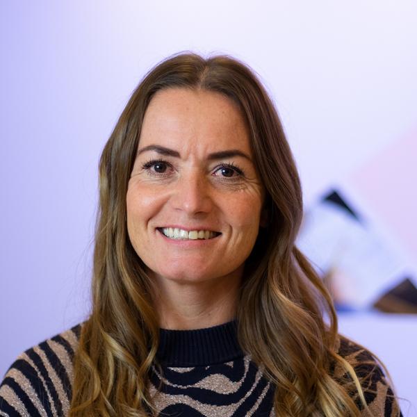 Portrætfoto af Tanja Rydahl Overgaard, leder af Børnehuset Ællebælle i Tranbjerg syd for Aarhus