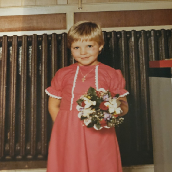 Billede af Helle som lille