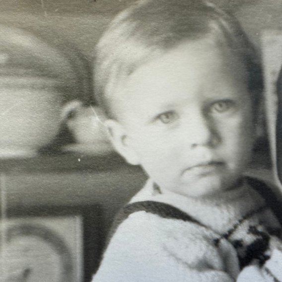 Billede af Mogens som lille