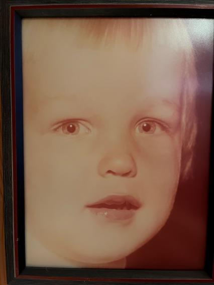 Billede af Allan som lille