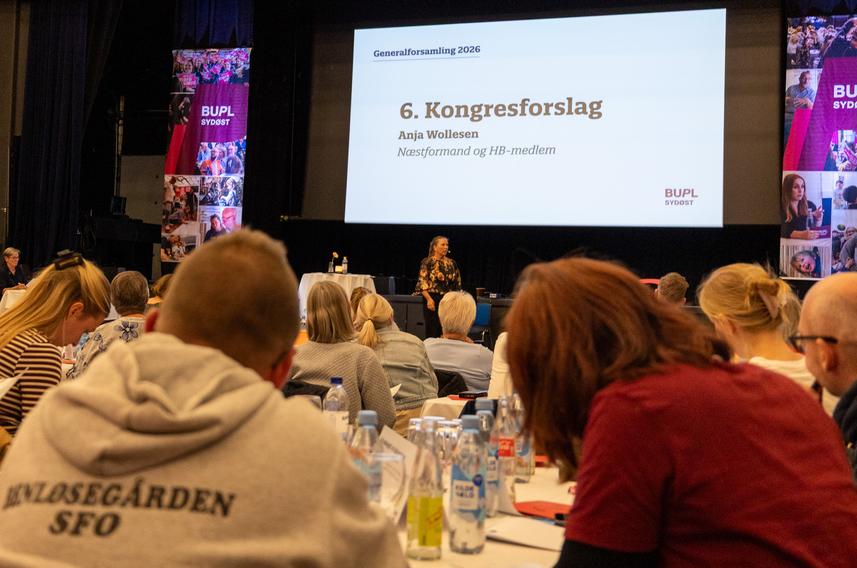 Anja Wollesen udlægger kongresforslag