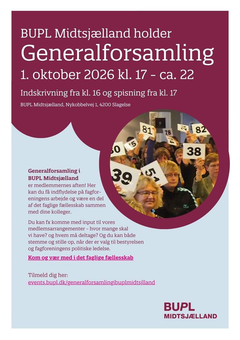 Generalforsamling 1. oktober 2026